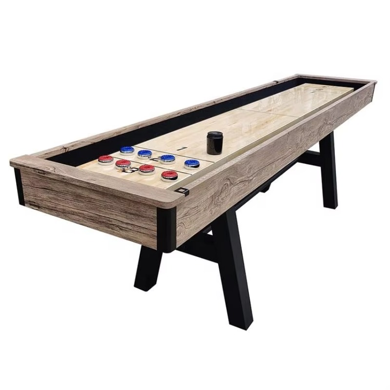 Kids Indoor Outdoor Games - 9-Fuß tragbarer Arcade-Shuffleboard-Spieltisch für Kinder und