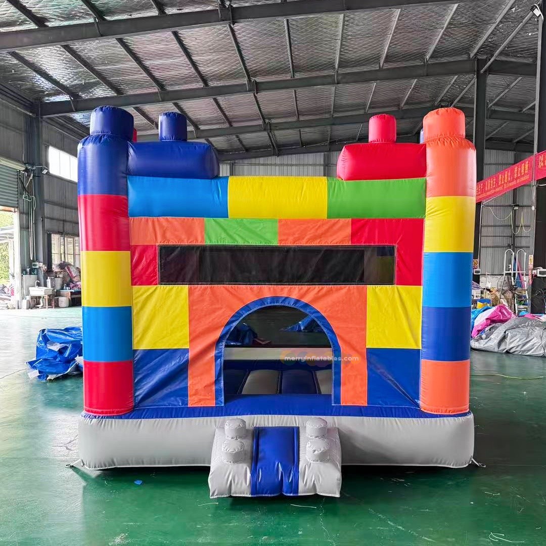 Kids Outdoor Jump House - Kinder Hüpfburg Springen Schloss Rutsche Combo