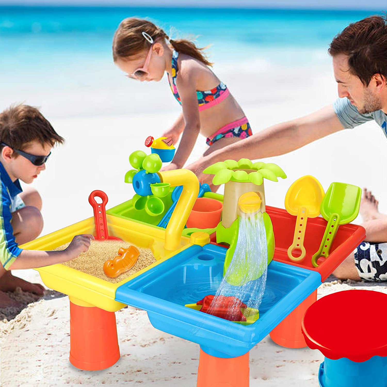Kids Outdoor Table - Strand tisch Sand spielen Spielzeug Kinder
