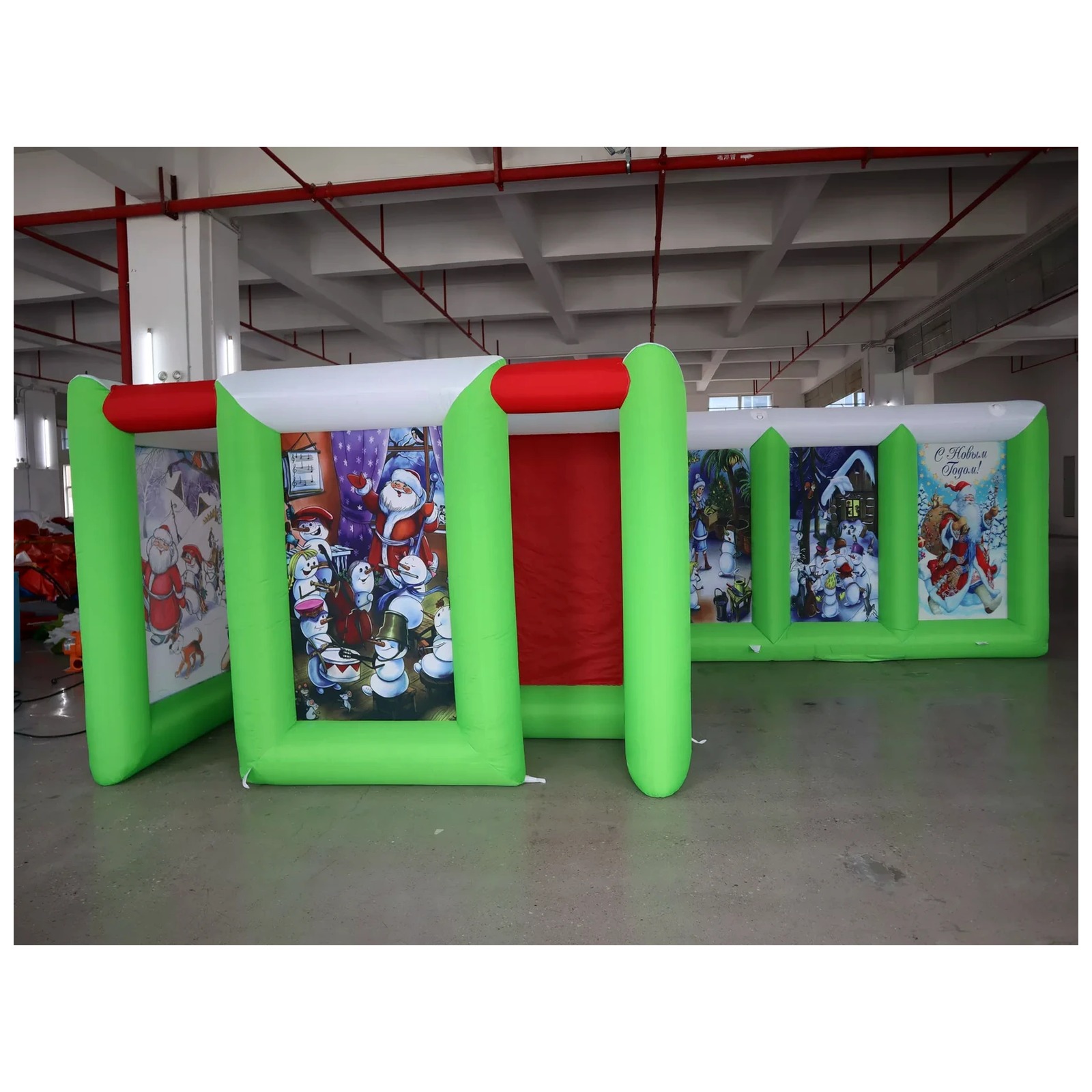 Kids Outdoor Party Venue - Großes aufblasbares Labyrinth mit offener Oberseite