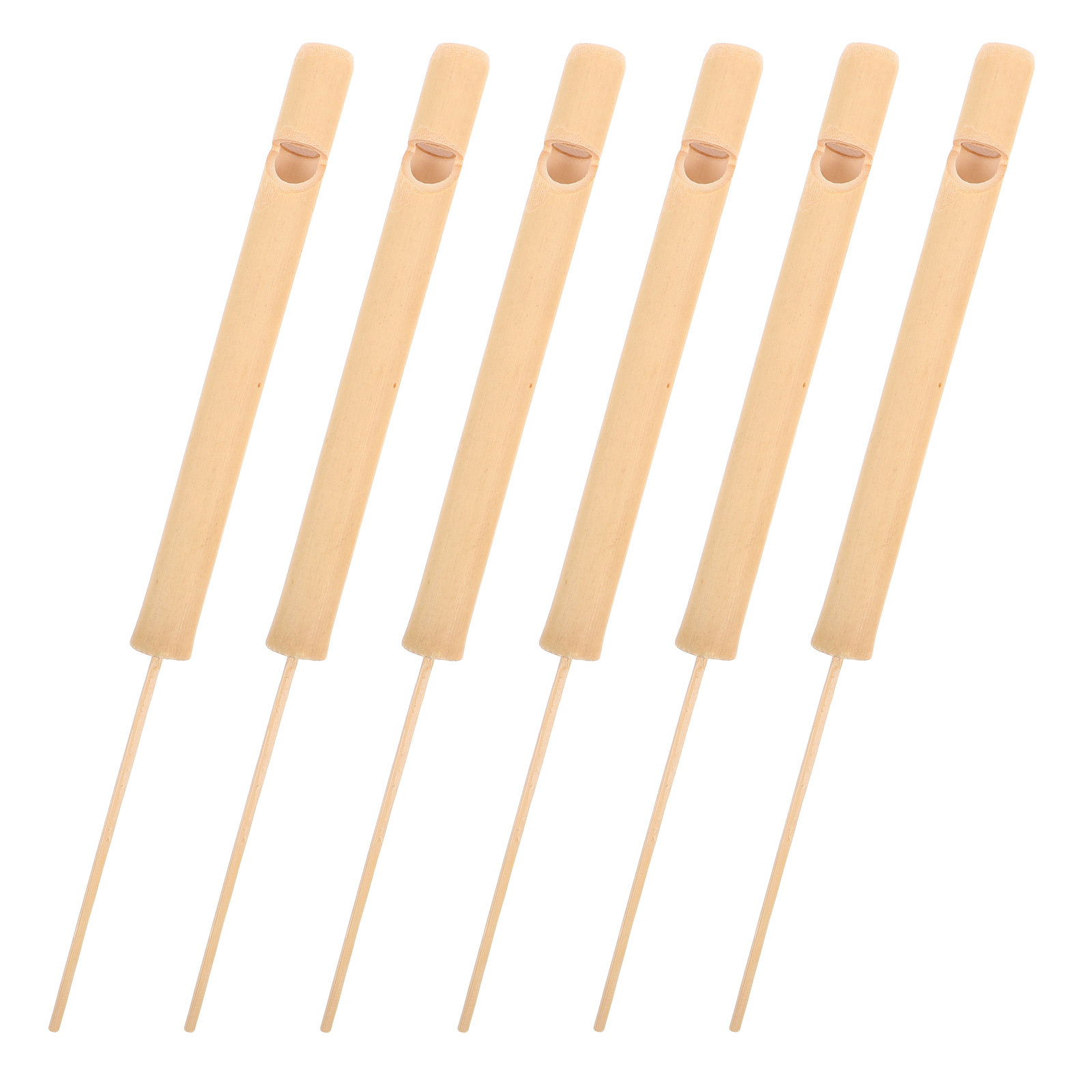 Kids Outdoor Instruments - 6 Stück Holz-Vogelpfeifen für Kinder, Mini-Flöten,