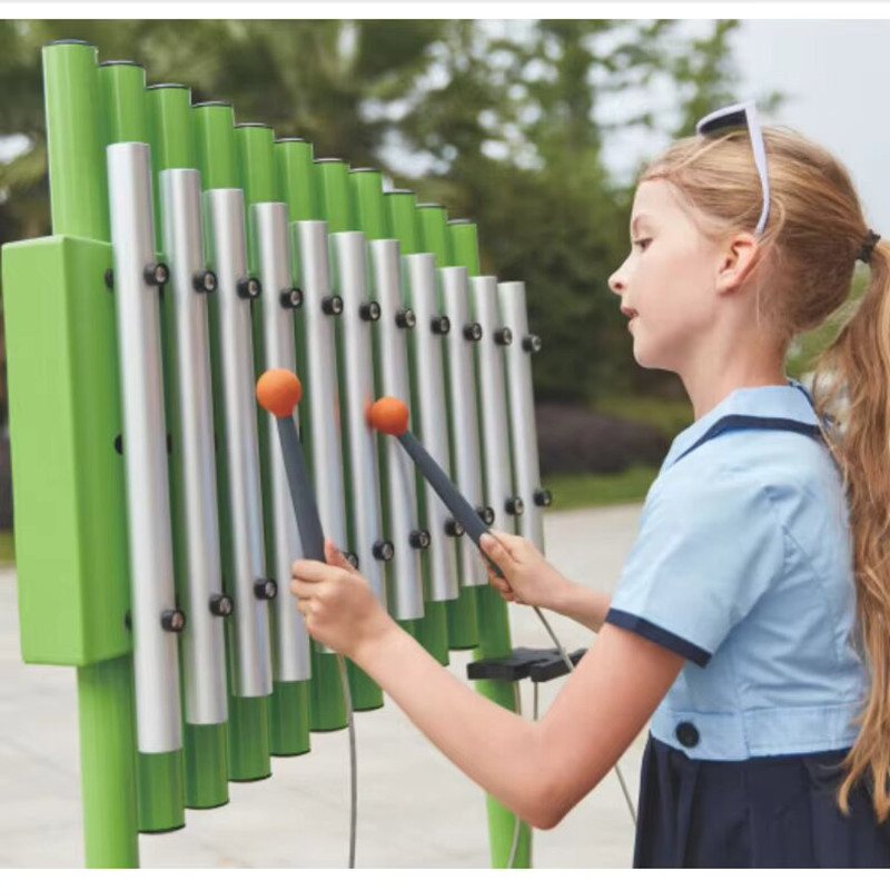 Kids Outdoor Instruments - Outdoor-Spielplatz-Ausrüstung, röhrenförmige Glocken, Schlaginstrument, melodische Glocken,