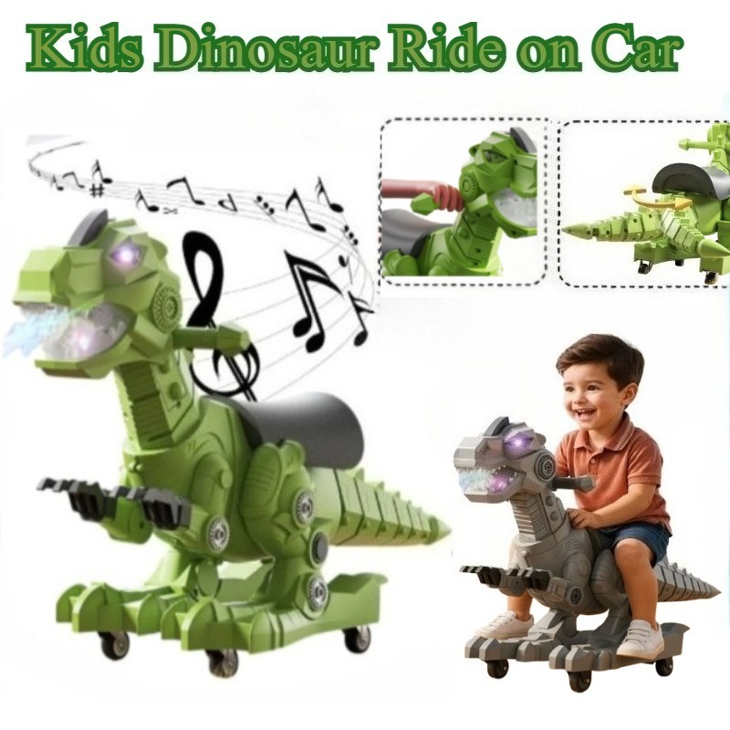 Kids Outdoor Adventure - Dinosaurier-Fahrt auf Spielzeug, Kleinkind-Fahrt auf Autos