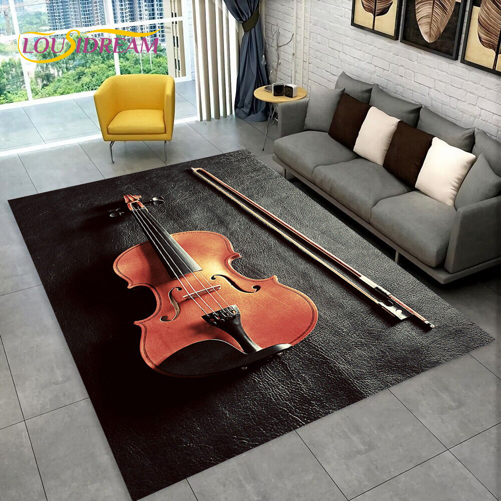 Kids Outdoor Instruments - Klassische Violine Instrument Musik Bereich Teppich,