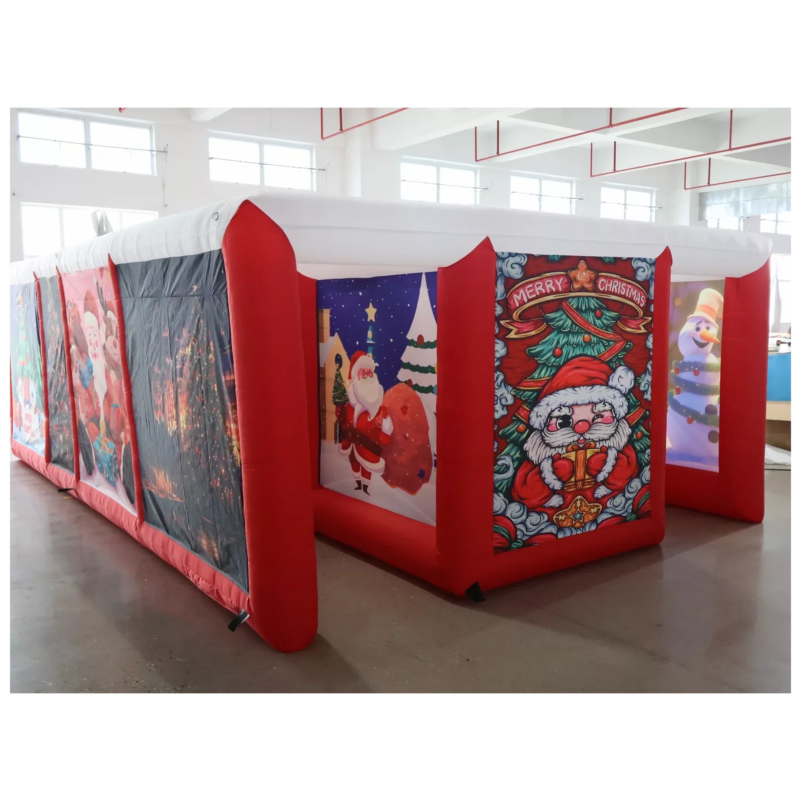 Kids Outdoor Party Venue - Rotes aufblasbares Outdoor-Labyrinth 4x6m (13x20ft) mit