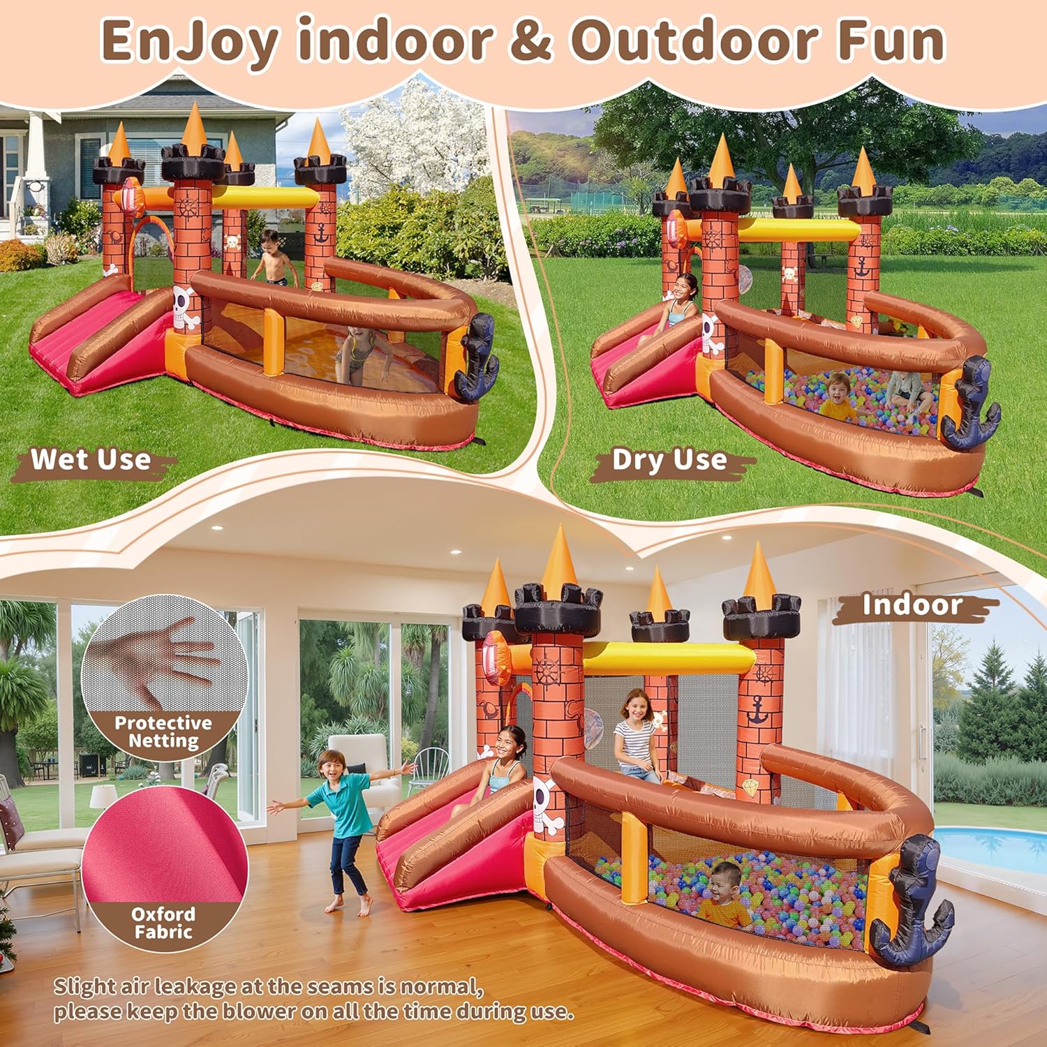 Aufblasbares Hüpfhaus für Kind – Kids Outdoor House Bewertung und Preis