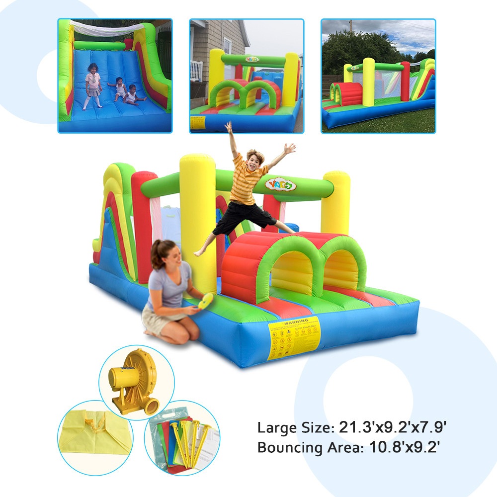 Buntes Aufblasbares Hüpfhaus f – Kids Outdoor Jump House Bewertung und Preis