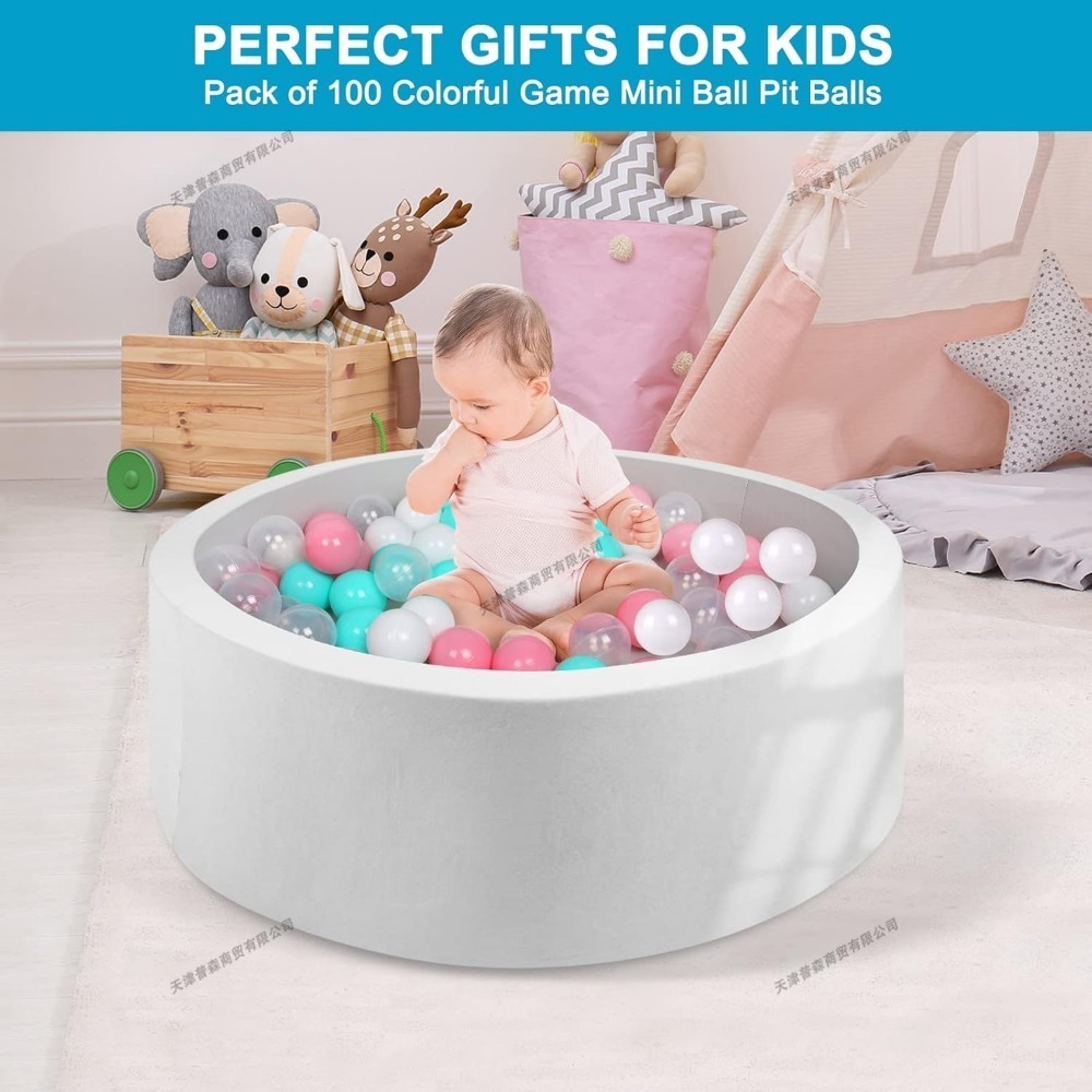 100 Stück 5,5 cm bunte Ozeanbä – Kids Indoor Outdoor Games Bewertung und Preis
