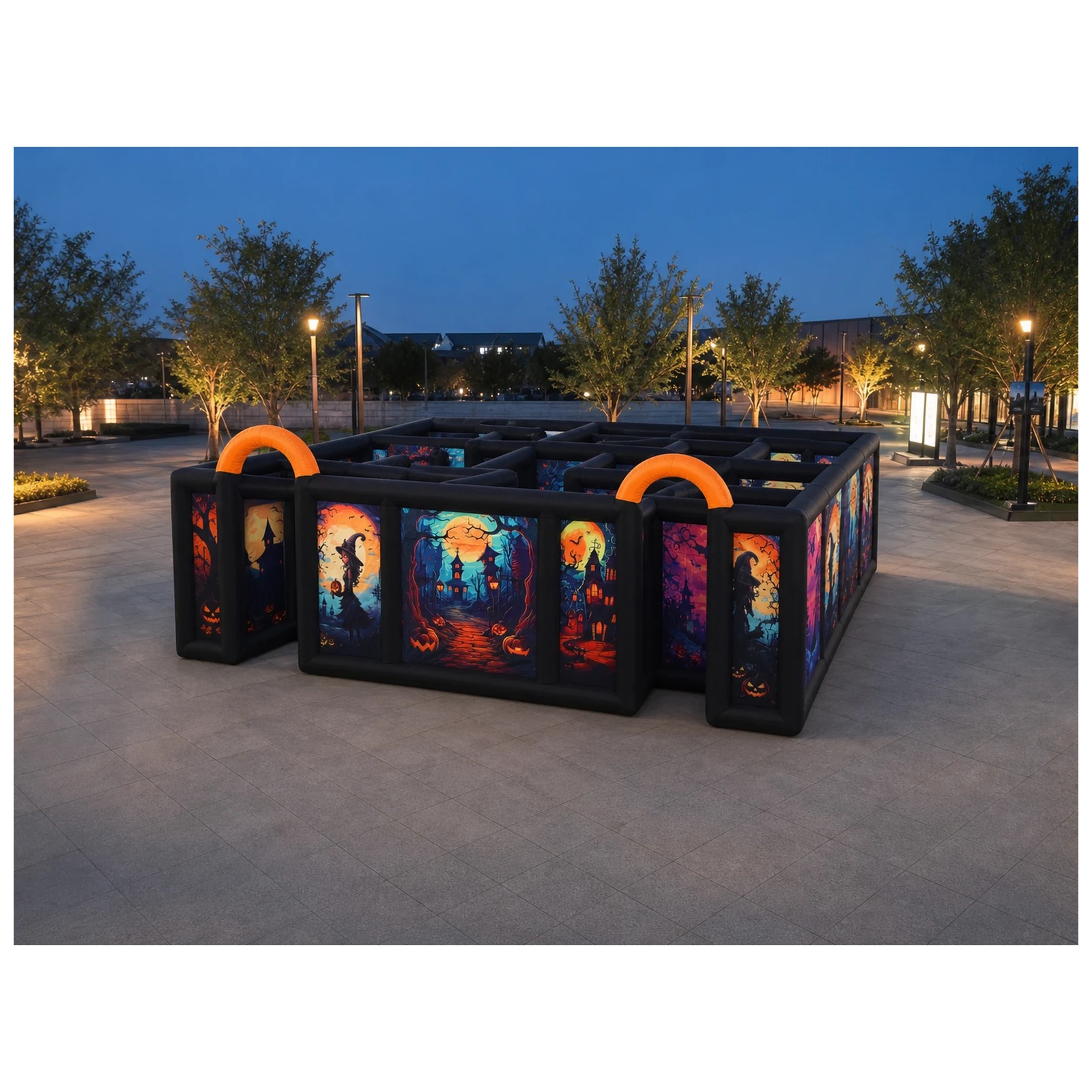 Großes aufblasbares Halloween- – Kids Outdoor Party Venue Bewertung und Preis