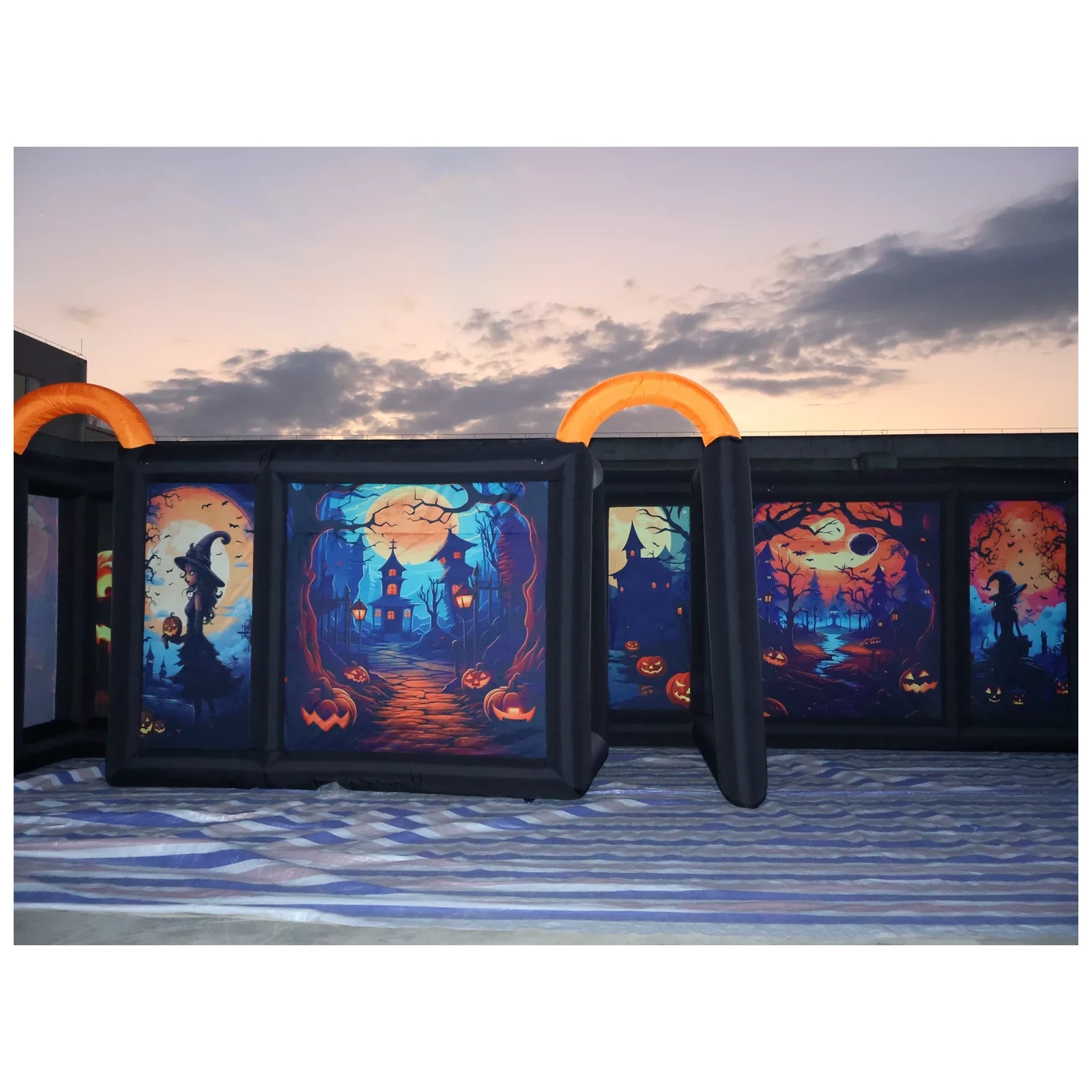 Großes aufblasbares Halloween- – Kids Outdoor Party Venue Bewertung und Preis
