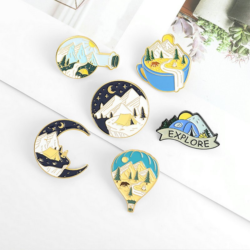 Camping Abenteuer Emaille Pins – Kids Outdoor Adventure Bewertung und Preis