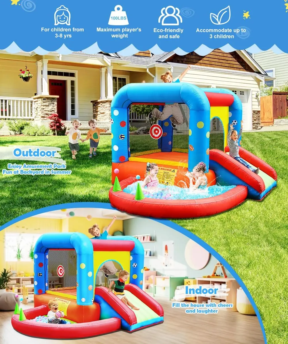 Step4Fun Aufblasbares Hüpfhaus – Kids Outdoor House Bewertung und Preis