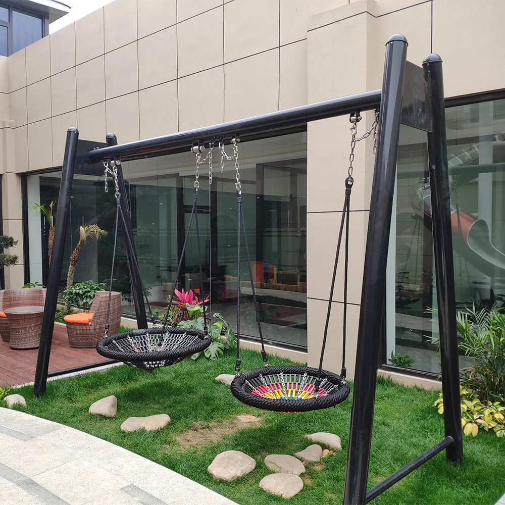 Hochwertige Runde Kinder-Doppe – Kids Outdoor Nest Swing Bewertung und Preis