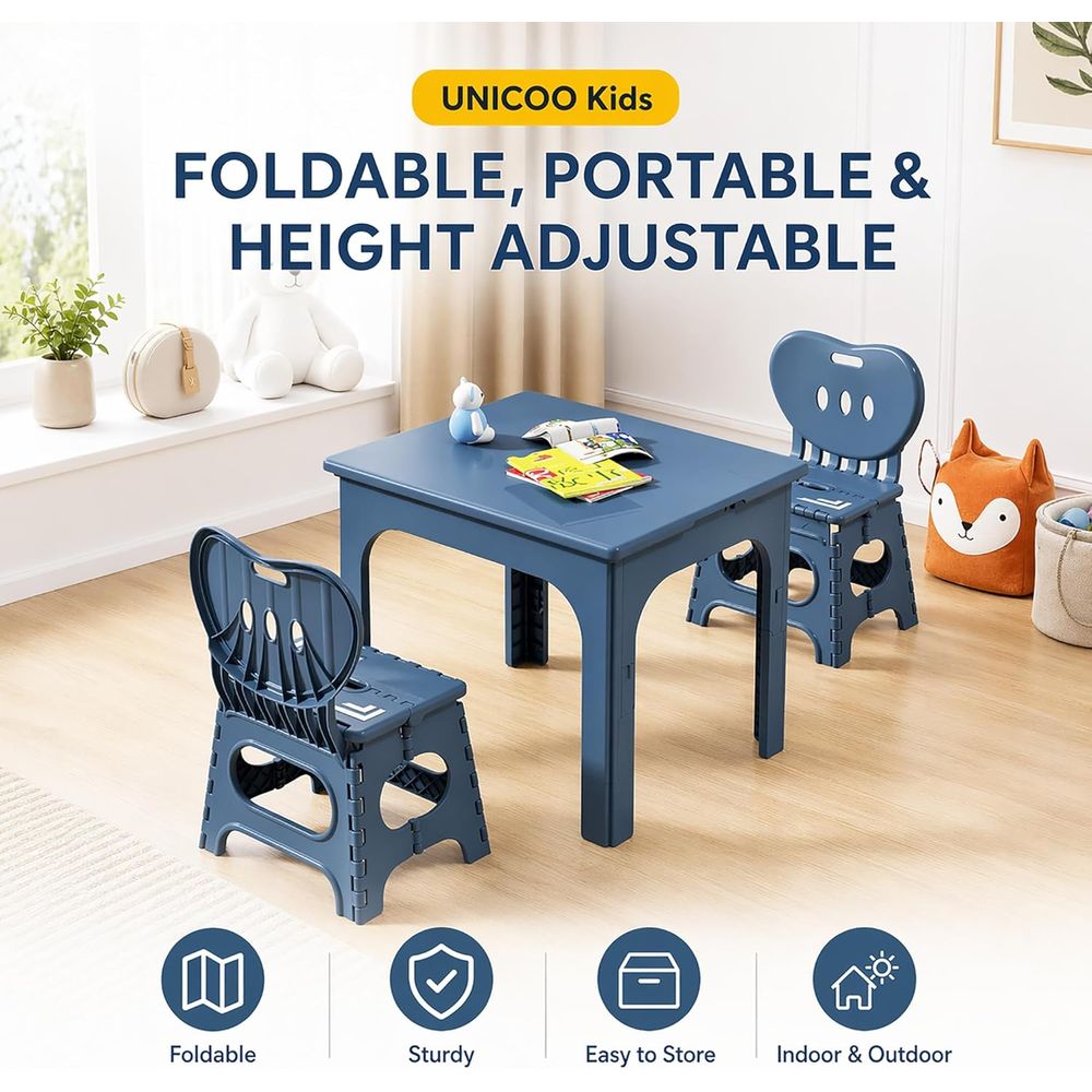 Klappbares Tisch- und Stuhl-Se – Kids Outdoor Table And Chairs Bewertung und Preis