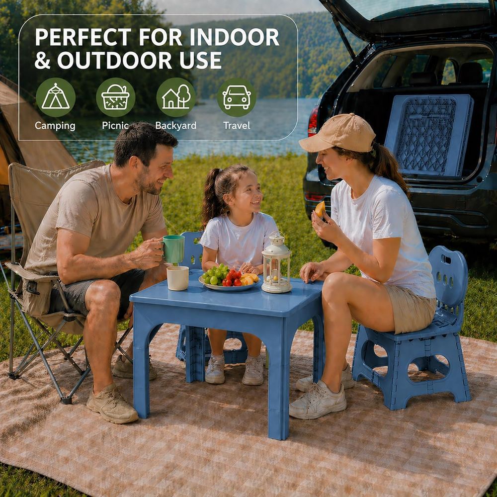 Klappbares Tisch- und Stuhl-Se – Kids Outdoor Table And Chairs Bewertung und Preis