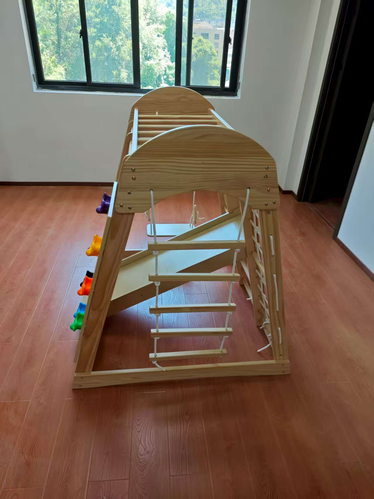 Holz-Klettergerüst für Kinder  – Kids Indoor Outdoor Games Bewertung und Preis