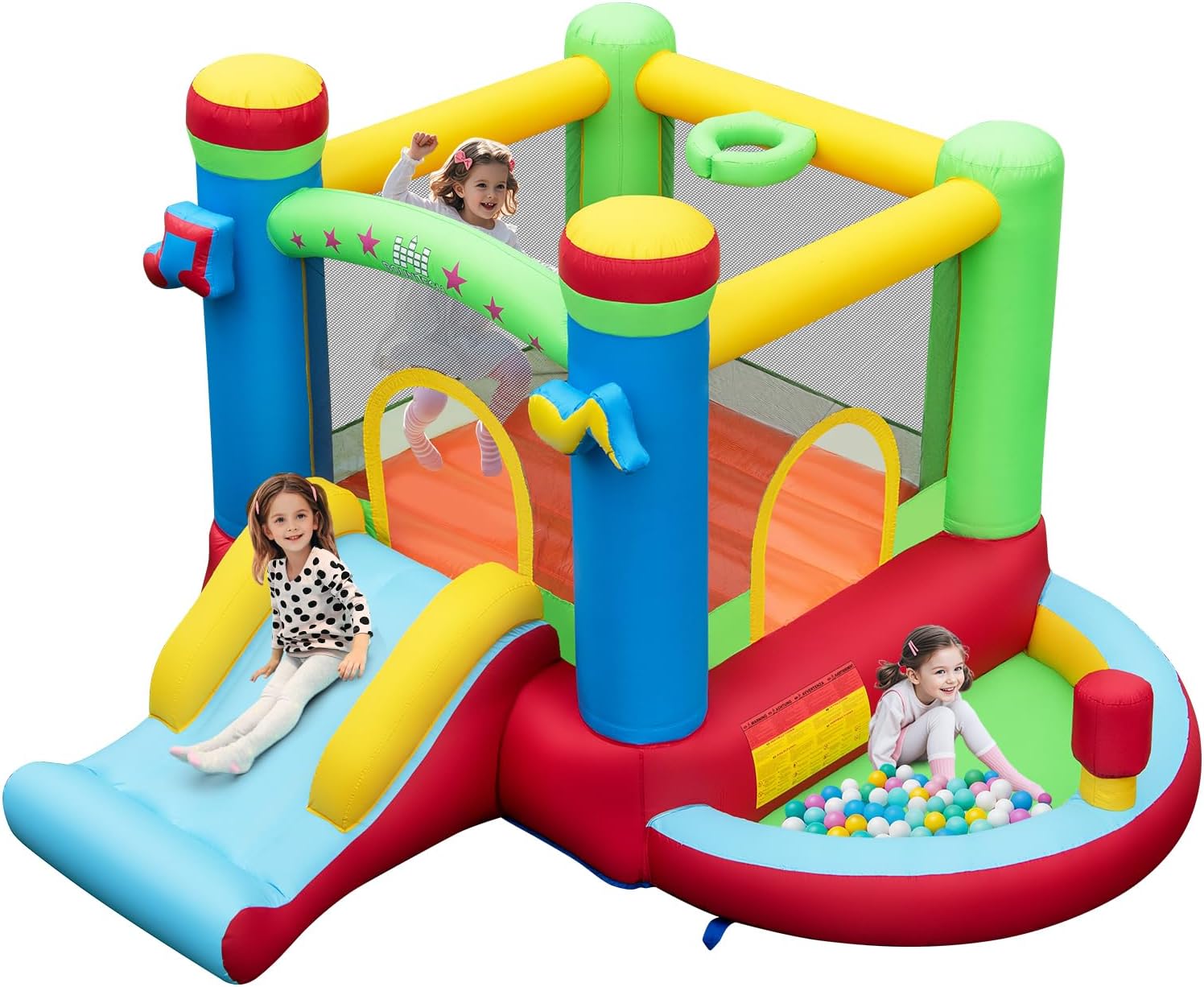 Aufblasbares Hüpfhaus mit Bäll – Kids Outdoor House Bewertung und Preis