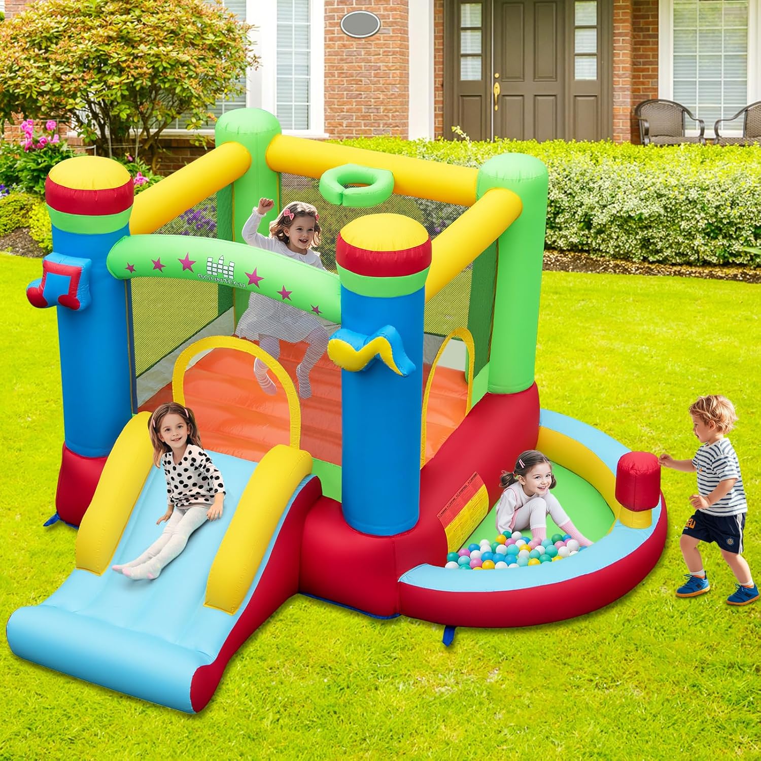 Aufblasbares Hüpfhaus mit Bäll – Kids Outdoor House Bewertung und Preis