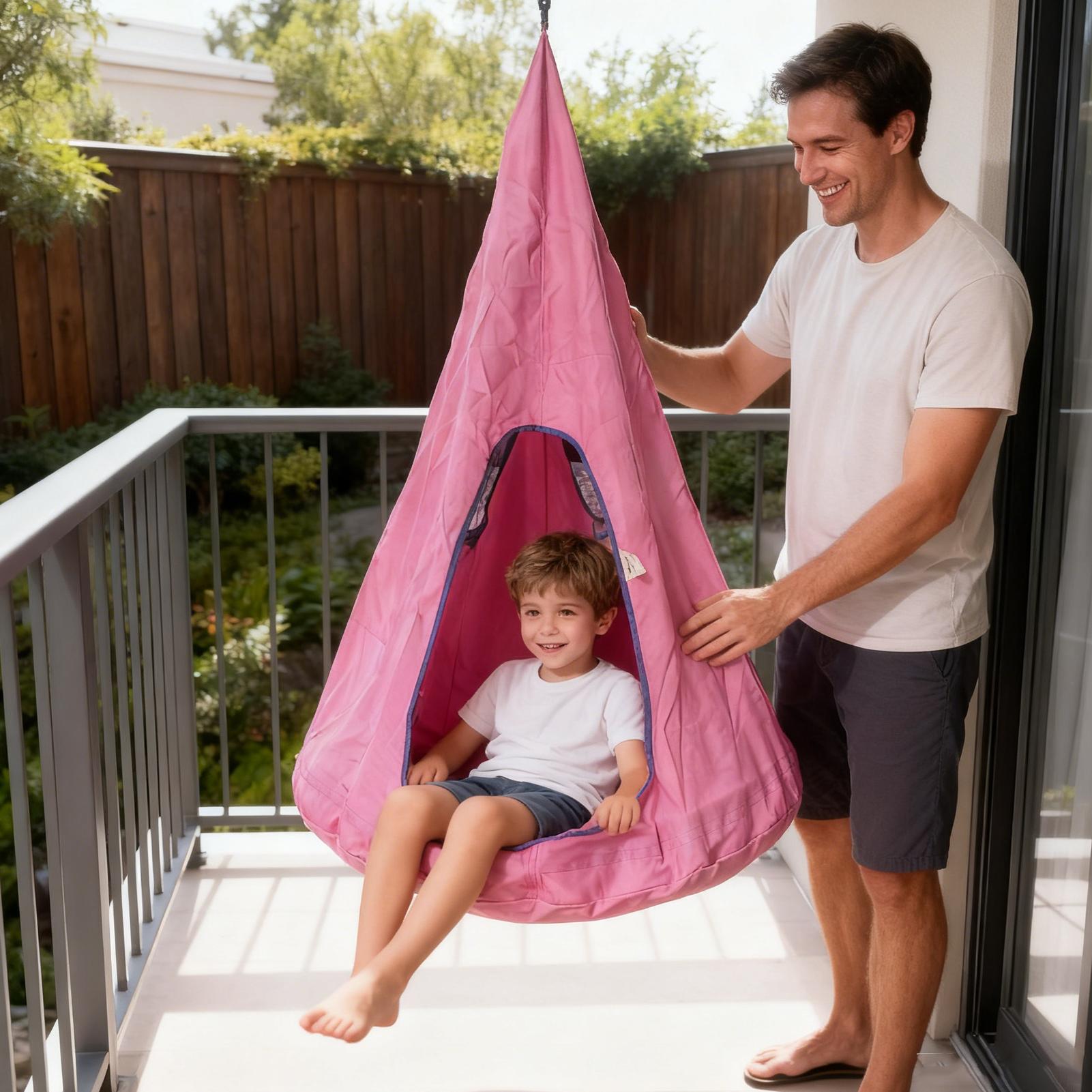 Kinder-Pod-Schaukelsitz mit Ki – Kids Outdoor Nest Swing Bewertung und Preis