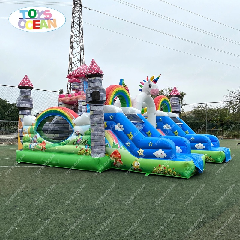 Maßgefertigter Großer Outdoor- – Kids Outdoor Jump House Bewertung und Preis