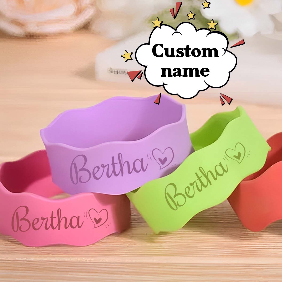Personalisierbares Silikon-Bec – Kids Outdoor Decor Bewertung und Preis
