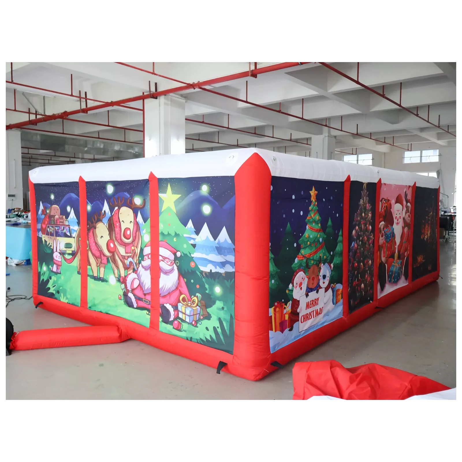 Rotes aufblasbares Outdoor-Lab – Kids Outdoor Party Venue Bewertung und Preis