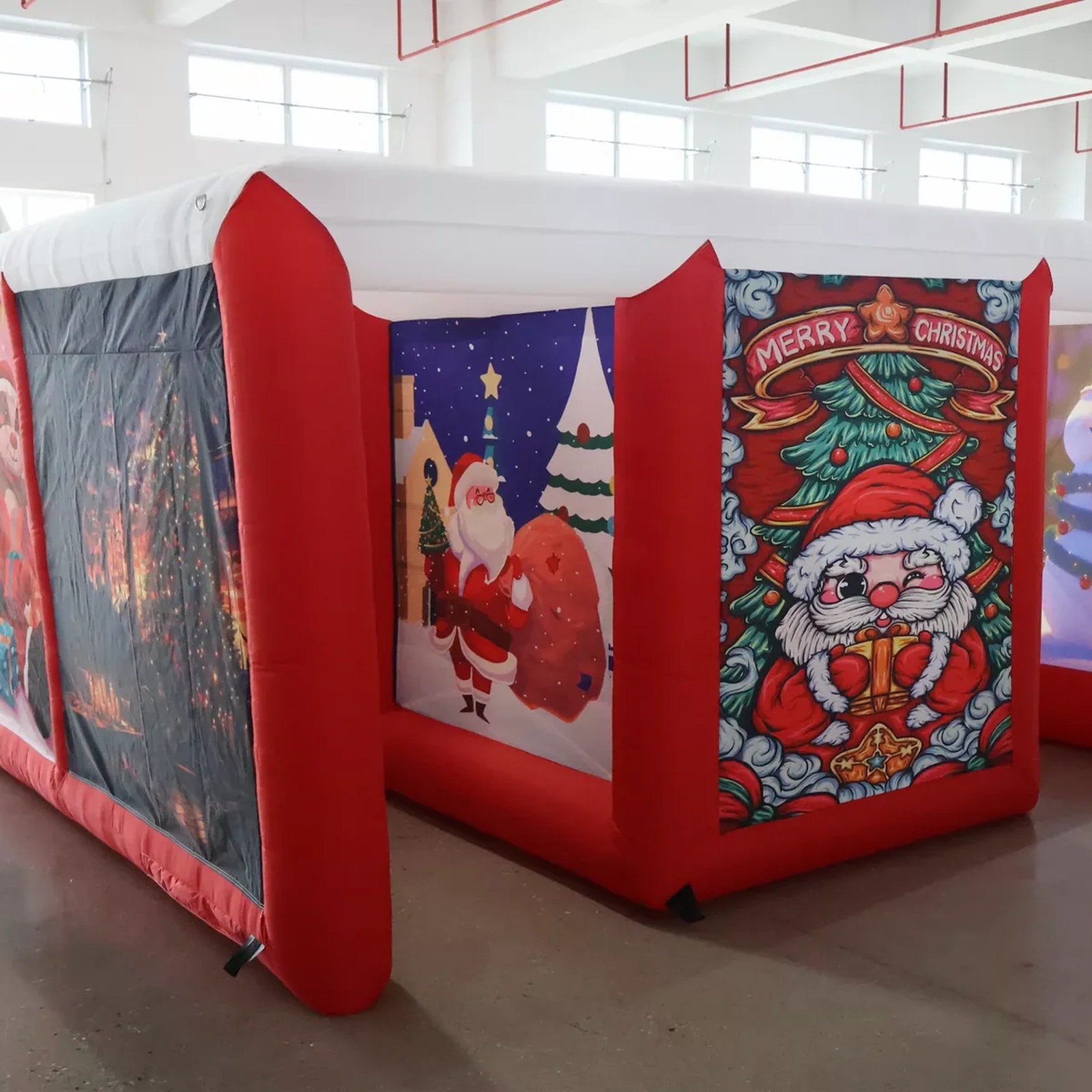 Rotes aufblasbares Outdoor-Lab – Kids Outdoor Party Venue Bewertung und Preis
